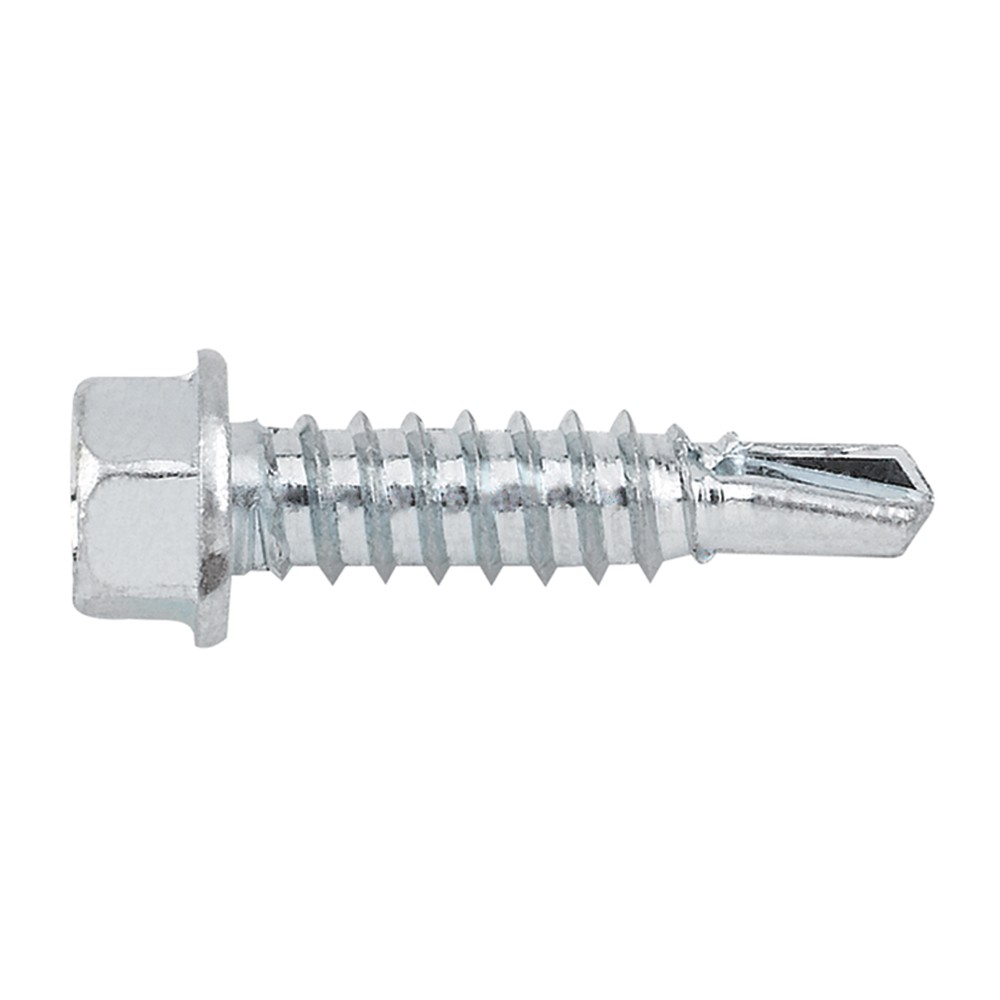 DIN-7504-K RE [CP] Tornillo autotaladrante de punta reducida y cabeza hexagonal de 8 mm. Tornillo